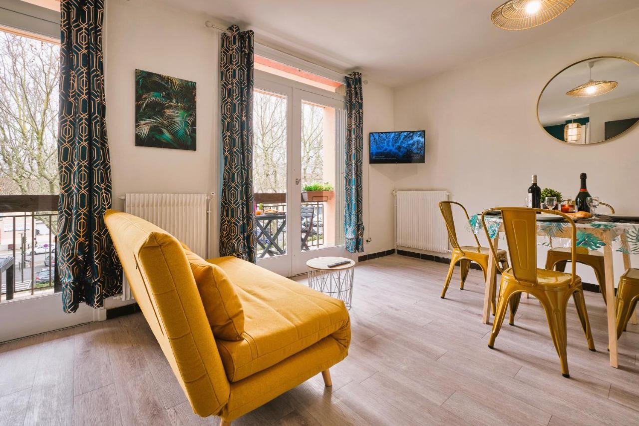 Tout Confort ! Climatisation, Centre-Ville, Parking, Terrasse, Wifi, Netflix Carcassonne Exteriör bild