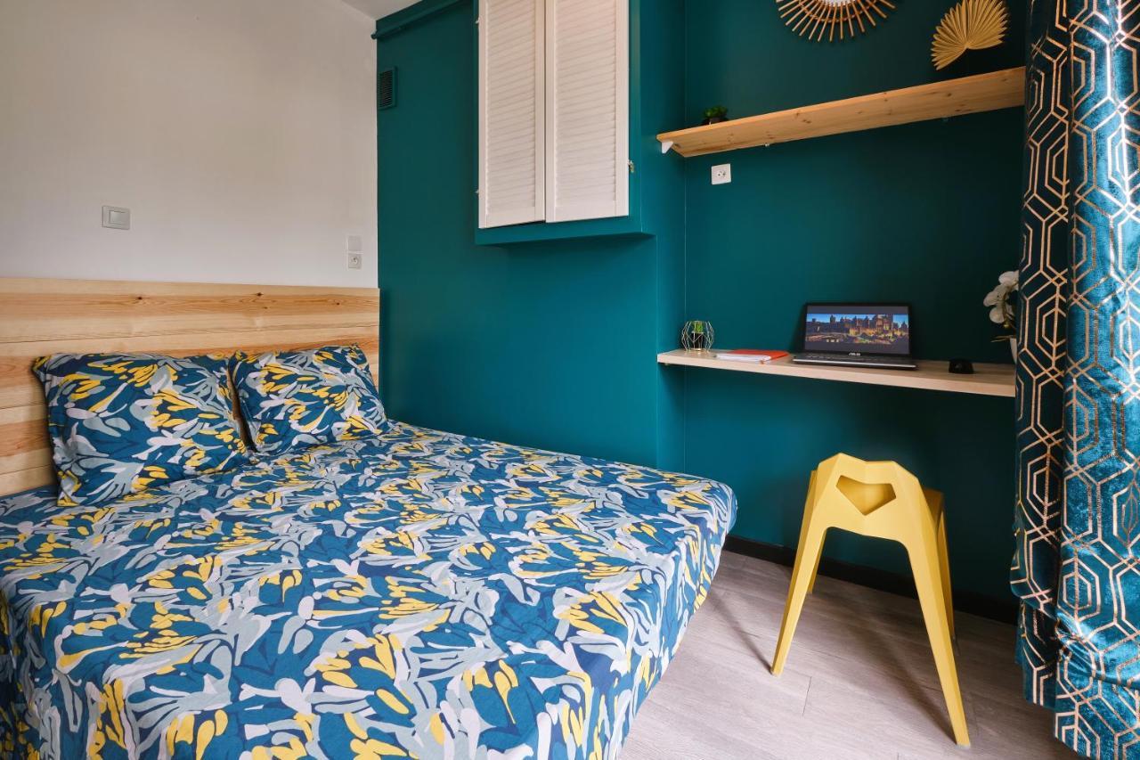Tout Confort ! Climatisation, Centre-Ville, Parking, Terrasse, Wifi, Netflix Carcassonne Exteriör bild